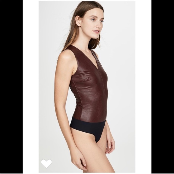 Commando Faux Leather Bodysuit - Picture 3 of 14